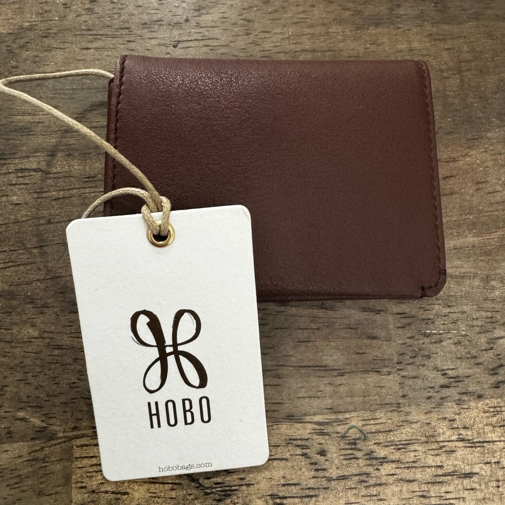 NWT HOBO Men’s Flap Wallet color:brown